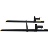 VEVOR Clamp on Pallet Forks 2000lbs Tractor Forks 60" Adjustable Bucket Forks