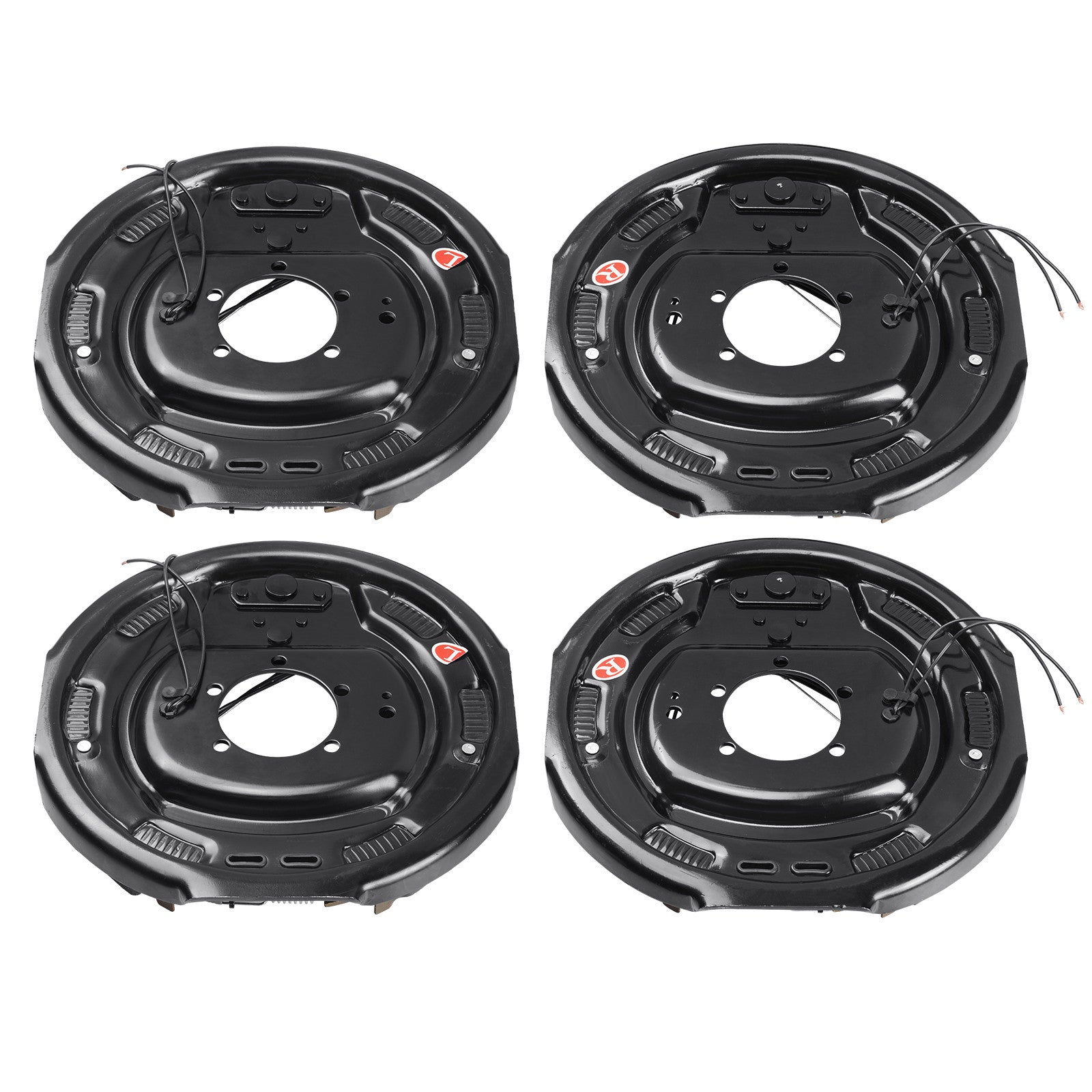 Uimoso Electric Trailer Brake 12" x 2" Self-Adjusting Assembly 2 Pairs 7000 lbs