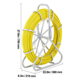 Fish Tape Puller Fiberglass 425 ft 1/4 inch Wire Cable Running Duct Rodder