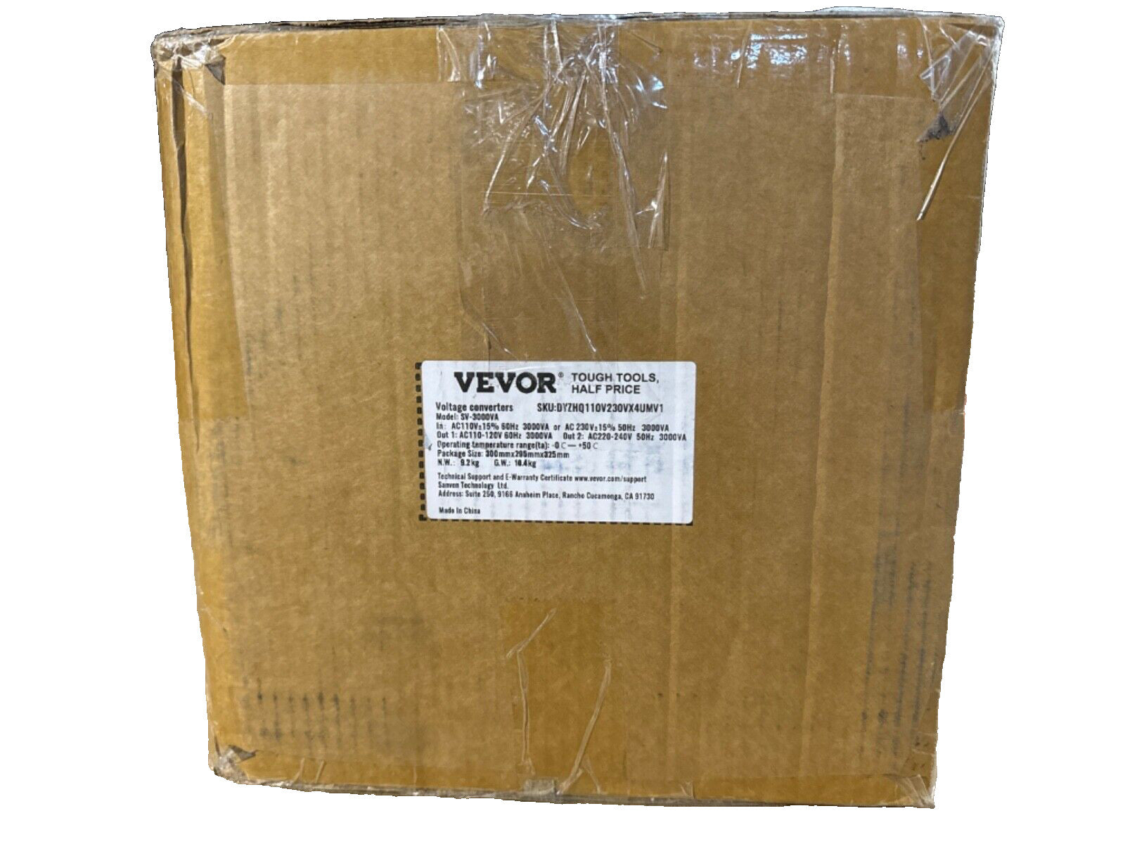 VEVOR 3000W Voltage Converter Transformer Step Up/Down 220V-110V /110V-220V CE