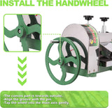 Manual Sugar Cane Press Juicer Juice Machine Commercial Extractor Mill 50KG/H
