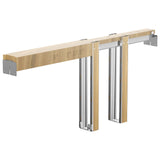 VEVOR Pocket Door Frame Kit Pocket Door Kit for 24-36in Wide 80inHigh Soft Close