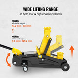 Low Profile Floor Jack 2 Ton (4400 lbs), Heavy Duty Iron Hydraulic Racing Floor