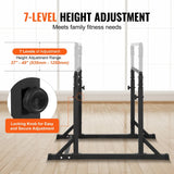 Adjustable Black Dip Bar Station Heavy Duty Portable Calisthenics Workout Stand