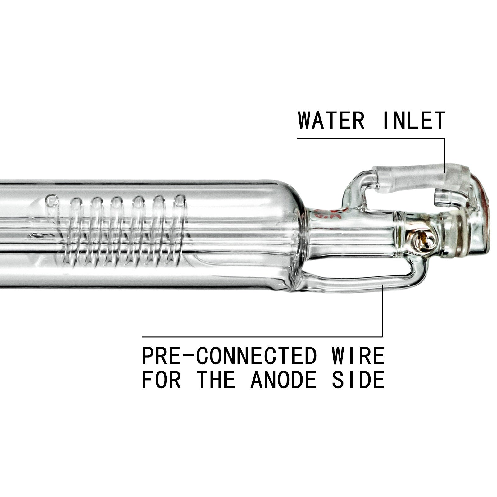 VEVOR CO2 laser tube 40W/50W/60W/80W/100W/130W suitable for CO2 laser engraving