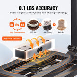 Computing Digital Platform Scale, 660 lbs Load, 0.1 lbs Accuracy Computing Floor