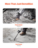 VEVOR Demolition Jack Hammer Concrete Breaker 2200W Electric Hammer