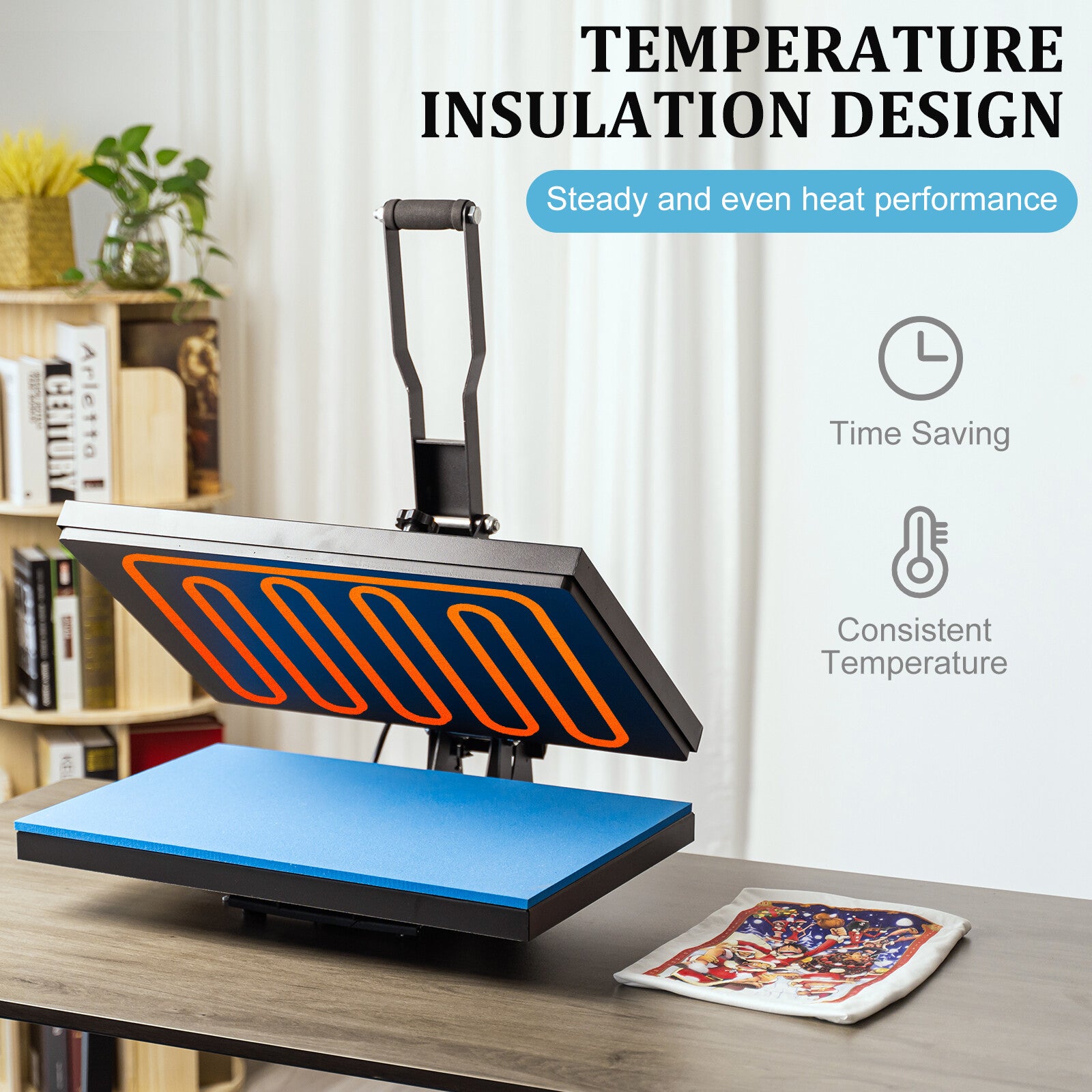 16" x 24" Clamshell Heat Press Machine for T-Shirt Digital Transfer Sublimation