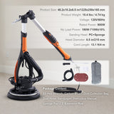 Uimoso Drywall Sander 900W Brush Motor 800-1800RPM Variable Speed & Self-Suction