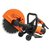 VEVOR 12'' Electric Concrete Saw Wet/Dry Saw Cutter with Water Pump and Blade