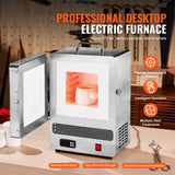 Tabletop Kiln Melter 1500W Electric Melting Furnace for Wax Casting Metal