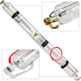 VEVOR CO2 laser tube 40W/50W/60W/80W/100W/130W suitable for CO2 laser engraving