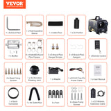 VEVOR Diesel Air Heater All in one 8KW 12V/24V Bluetooth APP Remote Control Car