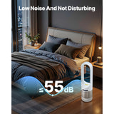 Uimoso 34" Bladeless Tower Fan Oscillating Heat Cooling HEPA Air Purifier Remote