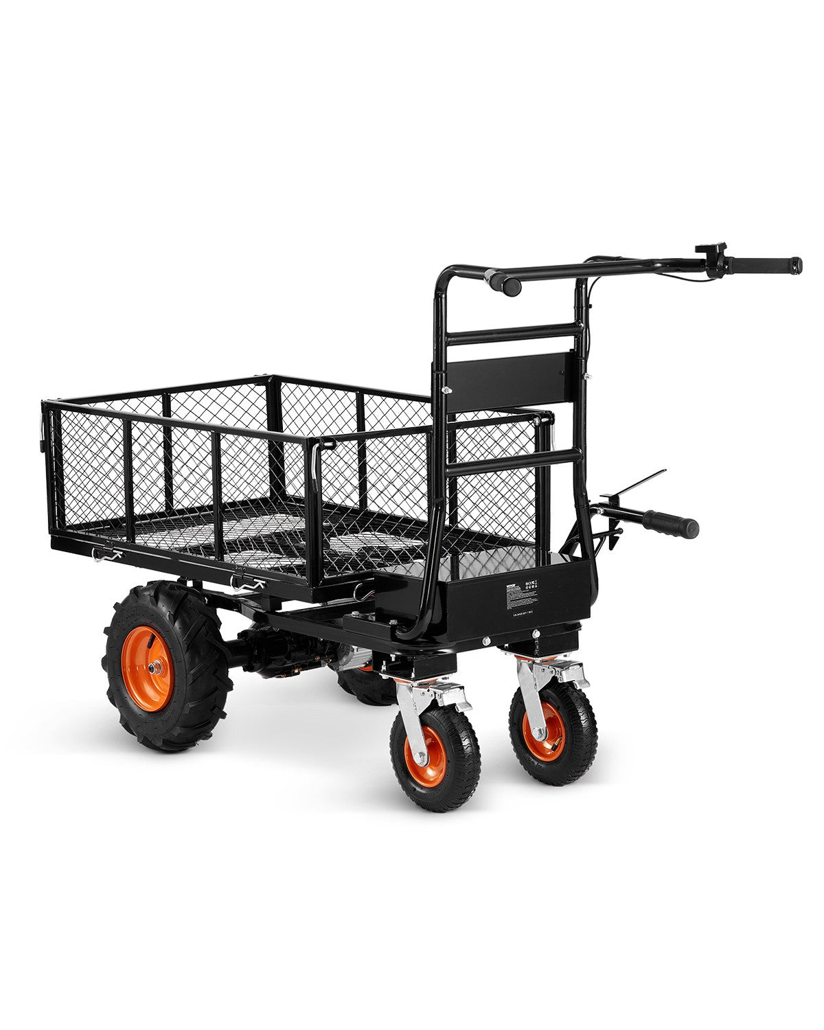 Electric Utility Cart 660lbs Capacity Power Wagon 36V 432W Wheelbarrow