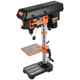 VEVOR 10-Inch 5-Speed Benchtop Drill Press Cast Iron Drill Press 3.2A