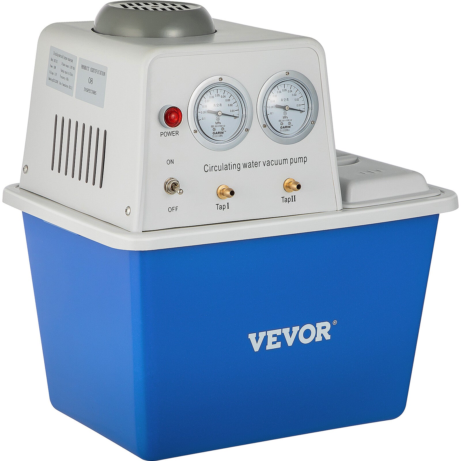 Circulating Water Vacuum Pump Air 60L/min Stainless 180W Lab Equipment