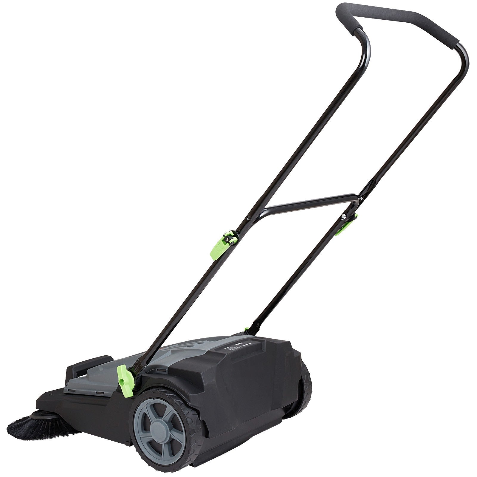 VEVOR Walk-behind Hand Push Floor Sweeper 25.6" Width 5 Gallon Waste Container