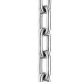 VEVOR 20 ft Anchor Boat Chain 5/16" 316 Stainless Steel with Two Shackles