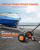 VEVOR 1200lbs Trailer Dolly 18 and 22 in Adjustable Height 2 in Ball