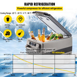 Car Fridge Freezer Cooler 47.5QT Portable Compressor 45L Mini Refrigerator Home