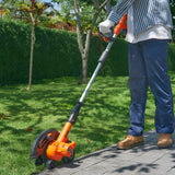 VEVOR Lawn Edger 20 V Battery Powered Cordless Edger 9" Blade 3-Position Depth