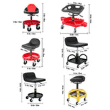 VEVOR Rolling Garage Stool 300/400LBS Adjustable Swivel Work Shop Seat w/Casters