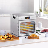 VEVOR Commercial 8 Trays Food Dehydrator Stainless Fruit Meat Jerky Drying Dryer