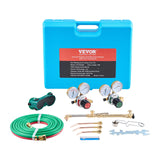 VEVOR Oxygen Acetylene Torch Kit 14PCS Gas Welding Cutting  & Portable Case Hose