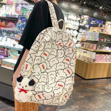 Chic Print Student Laptop Backpack Printed Lightweight Backpack