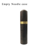 DIY Leather Sewing Needle Storage Box with Wood Case Lightweight