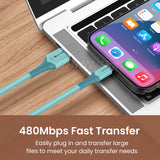 Lightning Fast iPhone Charger Fast Charging Data Transfer USB-Cable