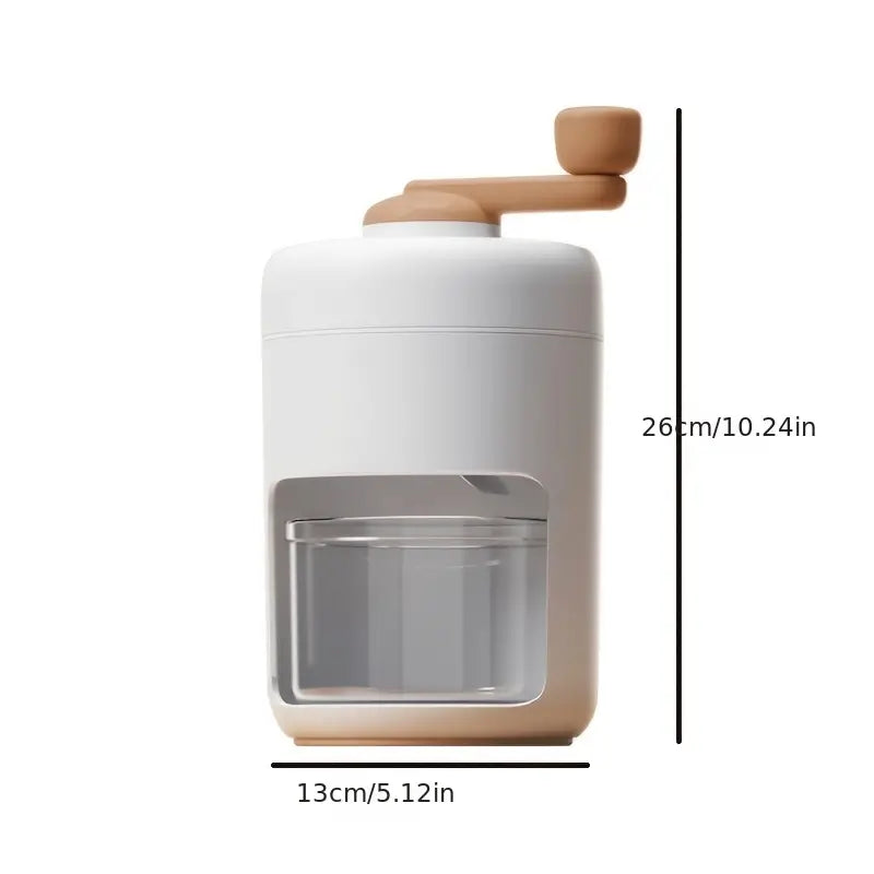 Compact Ice Shaver Crusher Machine Lightweight BPA-Free with Ice Cube Trays
