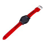 Versatile Smart Dual Color Silicone Stripe Watch Strap Comfortable