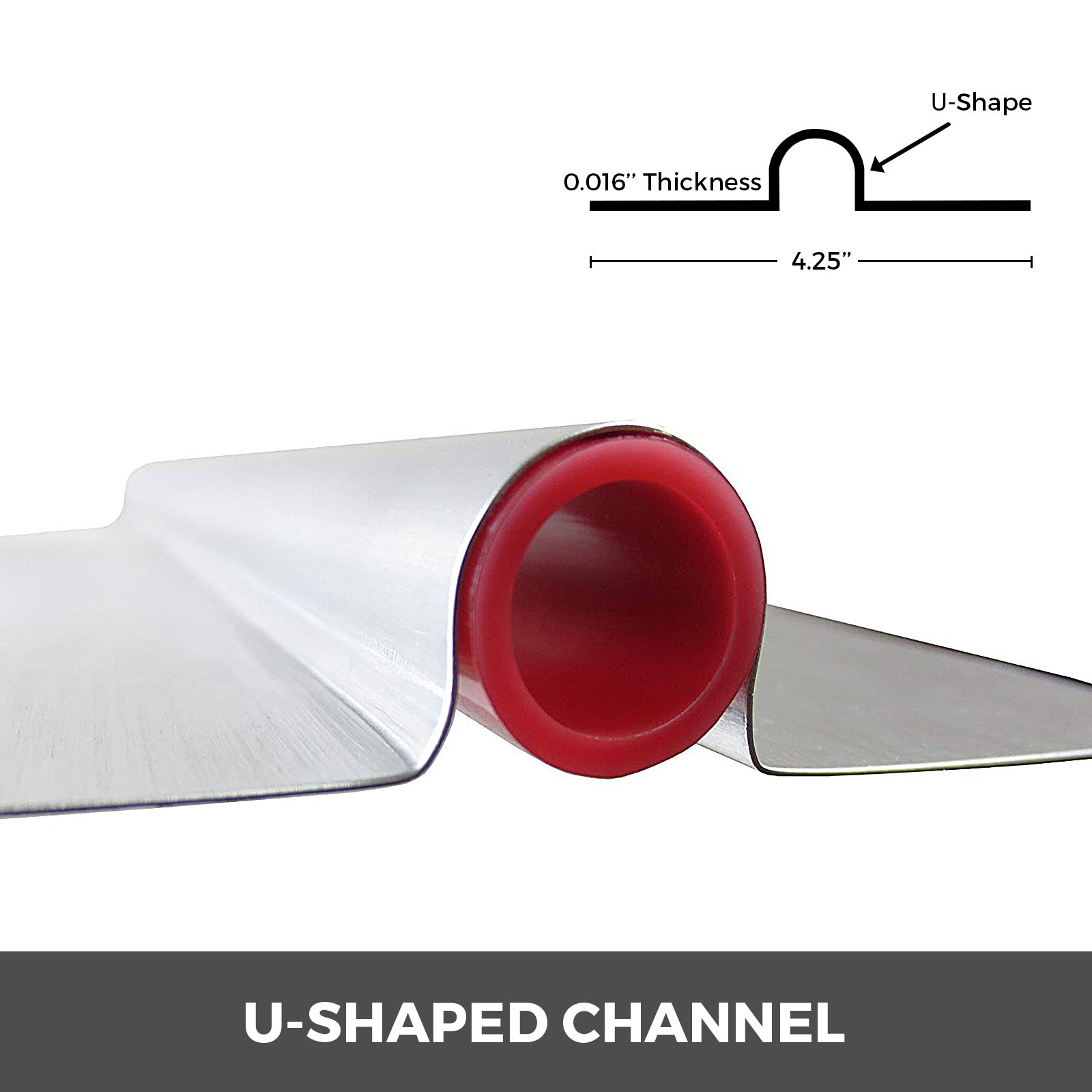 50pcs - 300pcs Aluminum Radiant Floor Heat Transfer Plates 4ft/2ft For 1/2" PEX