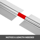 50pcs - 300pcs Aluminum Radiant Floor Heat Transfer Plates 4ft/2ft For 1/2" PEX