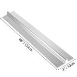 50pcs - 300pcs Aluminum Radiant Floor Heat Transfer Plates 4ft/2ft For 1/2" PEX