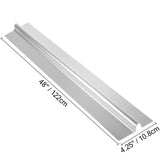 50pcs - 300pcs Aluminum Radiant Floor Heat Transfer Plates 4ft/2ft For 1/2" PEX