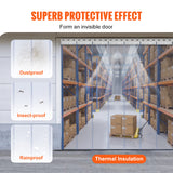 VEVOR Strip Curtain PVC Door Curtain 38" x 84"-96" x 96" Cooler Freezer Plastic