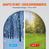 VEVOR Strip Curtain PVC Door Curtain 38" x 84"-96" x 96" Cooler Freezer Plastic