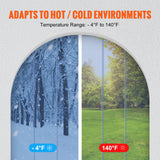 VEVOR Strip Curtain PVC Door Curtain 38" x 84"-96" x 96" Cooler Freezer Plastic