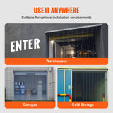 VEVOR Strip Curtain PVC Door Curtain 38" x 84"-96" x 96" Cooler Freezer Plastic