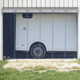 VEVOR Strip Curtain PVC Door Curtain 38" x 84"-96" x 96" Cooler Freezer Plastic