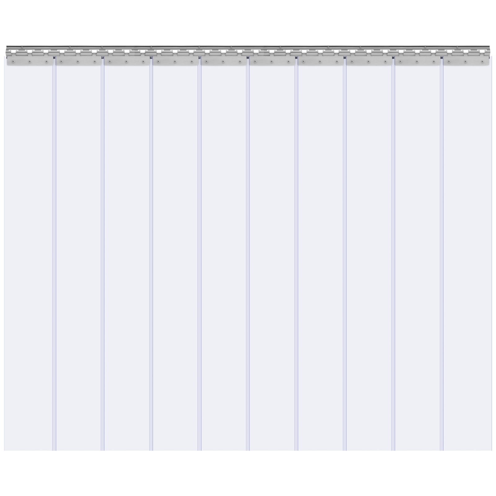 VEVOR Strip Curtain PVC Door Curtain 38" x 84"-96" x 96" Cooler Freezer Plastic