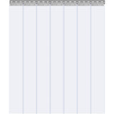 VEVOR Strip Curtain PVC Door Curtain 38" x 84"-96" x 96" Cooler Freezer Plastic