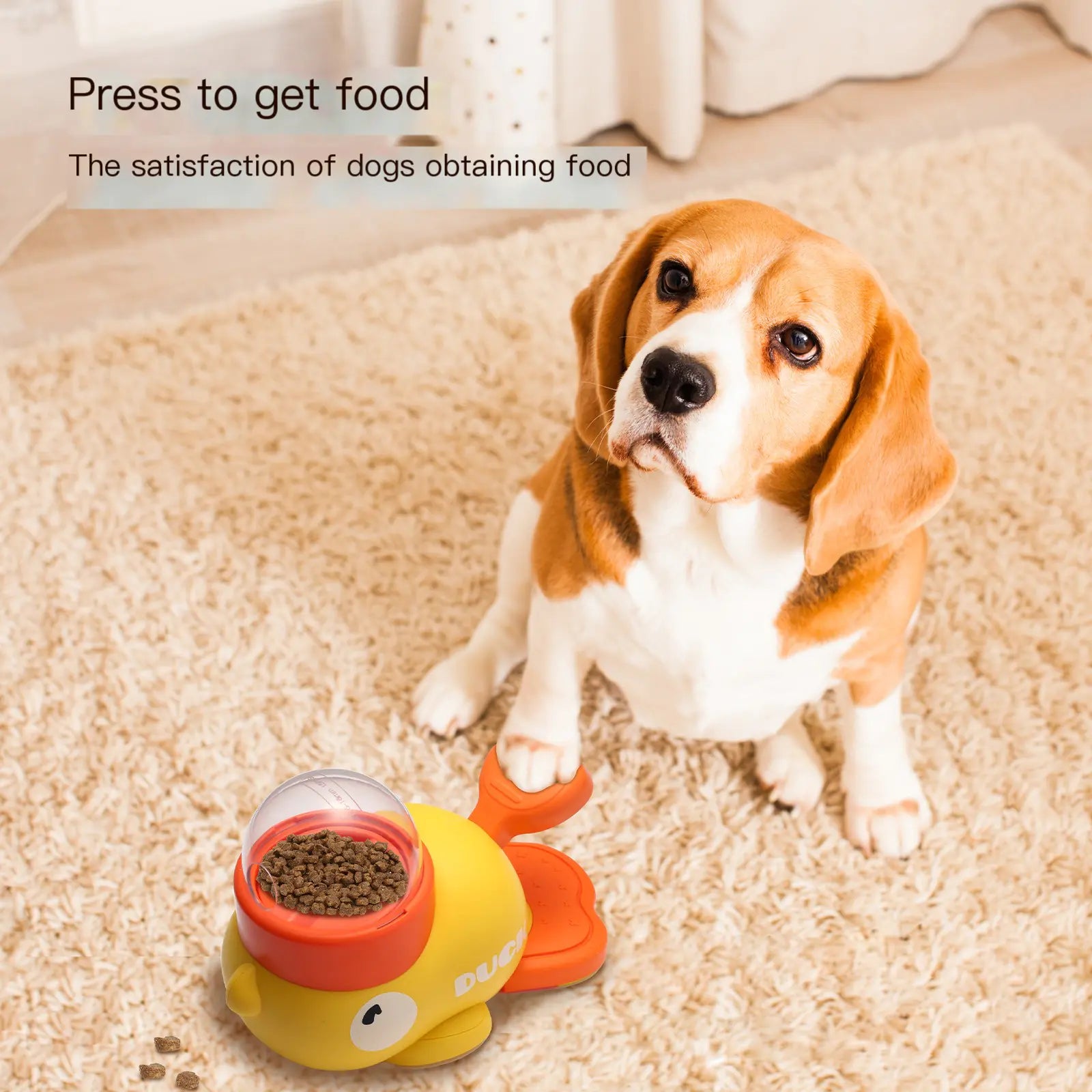 Smart Pet Feeder with Cartoon Design MultiPurpose Playful Automatic Feeder