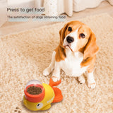 Durable SmartPlay Pet Feeder Interactive & Lightweight, Yellow