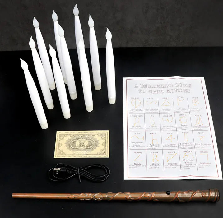 Enchanted Whimsical Glow Remote-Controlled Battery-Operated Flameless LED Candles