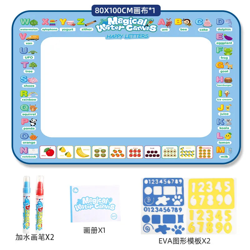 Aqua Magic Portable Re-usable Creativity Educational Creative Toy Sketch Board