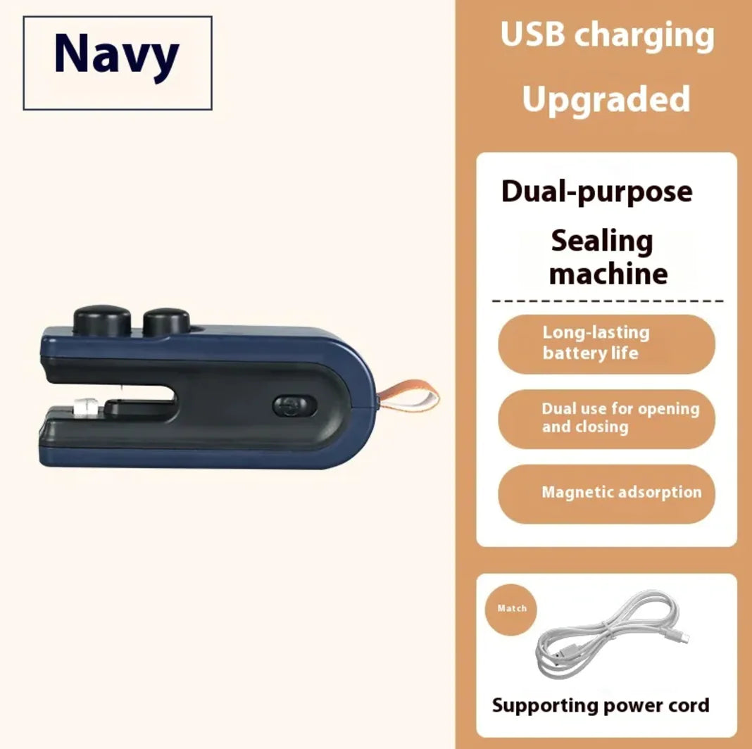 Travel Lightweight Compact Battery Plastic Portable Household Bag Sealer Pro